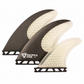Modern Twin + 1 (Futures Compatible) two side fins and trailer