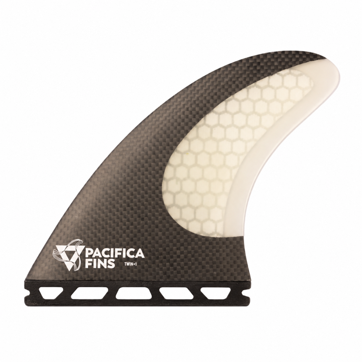 Modern Twin + 1 (Futures Compatible) side fin and mounting base