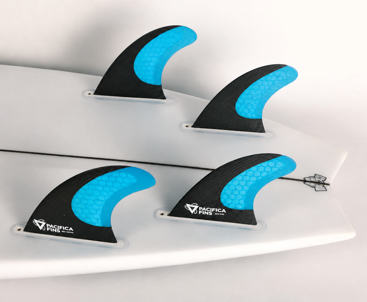 Quad setup with Futures-style fin boxes