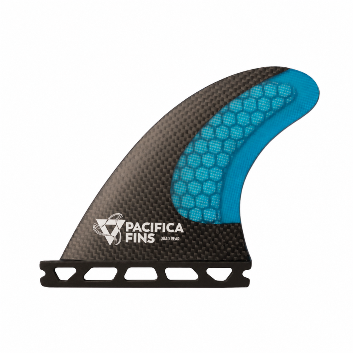 Quad Rears (Futures Compatible) single fin and mounting base